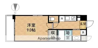 エスト東古松【2階】の間取り