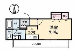 シャーメゾンHILO【1階】の間取り