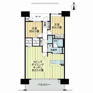 アウルステージ問屋町【12階】の間取り