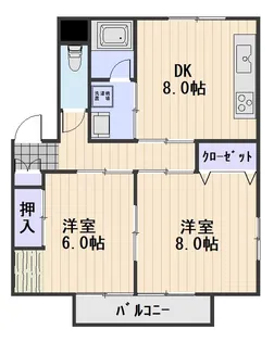 ことぶき北【3号室】の間取り