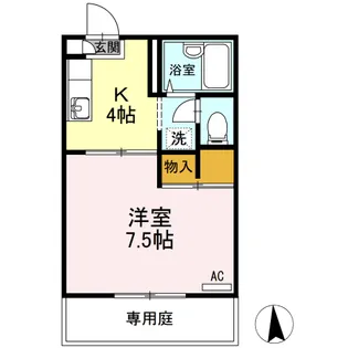 レジデ・アイ A棟【1階】の間取り