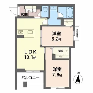 岡山県岡山市北区野田5丁目【マンション】の間取り