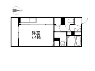 岡山県岡山市北区島田本町1丁目【アパート】の間取り