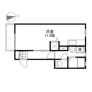 岡山県岡山市北区清輝橋3丁目【マンション】の間取り