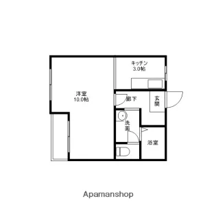 アーバンハウス大供【3階】の間取り