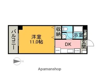 プレジデント高柳【3階】の間取り