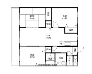 ベンビレッジ平田東公園【501号室】の間取り