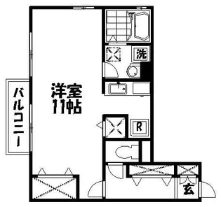 アルファーム C棟【C103号室】の間取り
