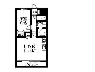 スカイマンション【4階】の間取り