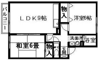 セジュール静【101号室】の間取り