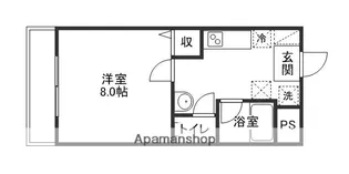 レジデンス田町【7階】の間取り