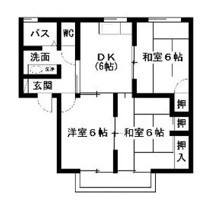 ヴェンベール浅野【201号室】の間取り
