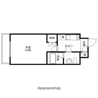 ルラシオン岡山野田屋町【7階】の間取り