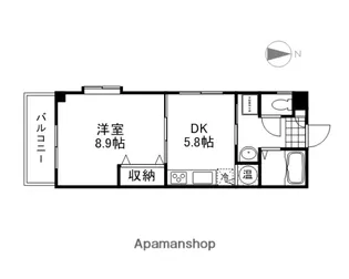 岡山県岡山市北区北長瀬表町2丁目【マンション】の間取り