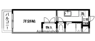 プレザントあおばⅢ【203号室】の間取り