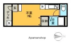 JA・MOOLO半田町【A105号室】の間取り