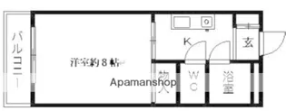 レジデンス三松【301号室】の間取り
