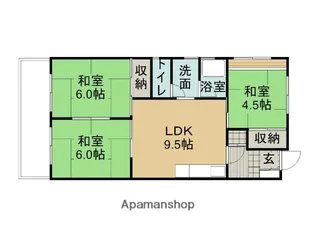 岡山県岡山市中区雄町【マンション】の間取り