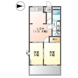 クオリティパレス【2階】の間取り