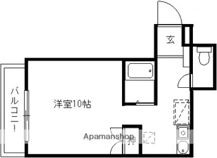 YKハイツ【2階】の間取り