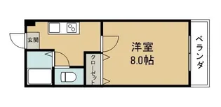 シャンポールⅡ【1階】の間取り