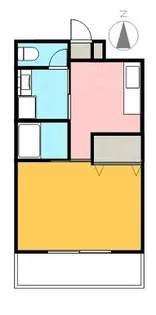 ビュー倉敷【3階】の間取り