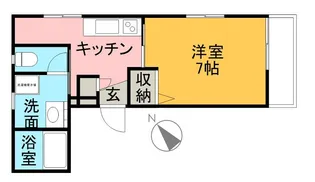 ビュー倉敷【3階】の間取り