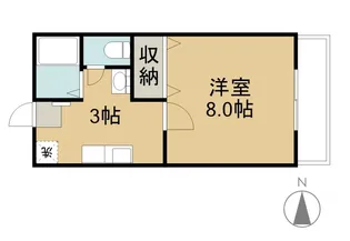 サンステート【1階】の間取り