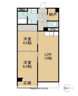 匠コーポラスⅡ【707号室】の間取り