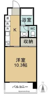 GALLERIA【910B号室】の間取り
