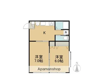 中祥マンションA【3階】の間取り