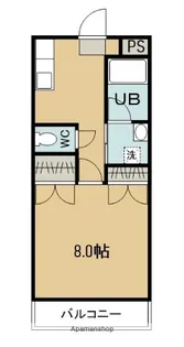 メゾンヤマサキ【205号室】の間取り