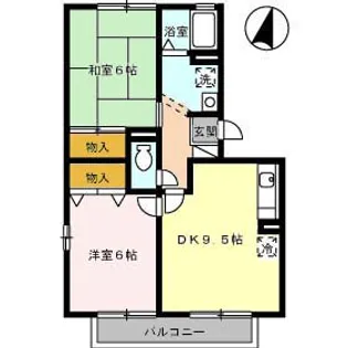 カトルセゾン【103号室】の間取り