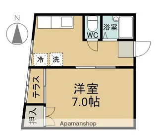 エミリービル【2階】の間取り