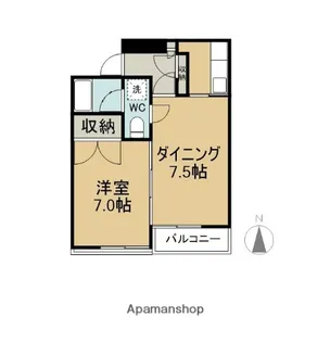 エルム20【206号室】の間取り