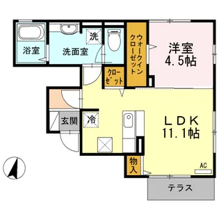 アンデルセン ハウスーⅡ【1階】の間取り