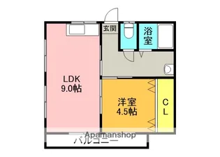 川﨑医大西門前【2階】の間取り