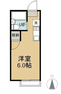 サザリィ川崎【106号室】の間取り