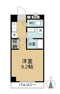 ニューレジデンス・コスモ【502号室】の間取り