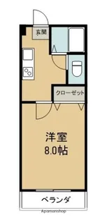 シャンポールⅠ【2階】の間取り
