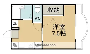 カーサ・アネイロ【407号室】の間取り