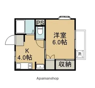 グリーンテラス【101号室】の間取り