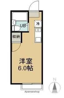 コーポ光【1階】の間取り