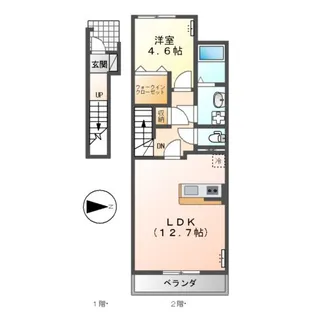 エトワール【2階】の間取り