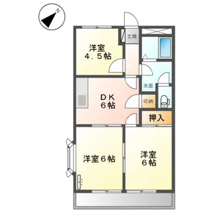 グレースタウンⅠ【3階】の間取り