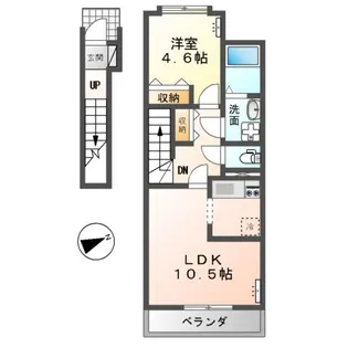 キートス【2階】の間取り