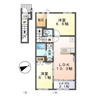 プロニティ・KⅢ【2階】の間取り