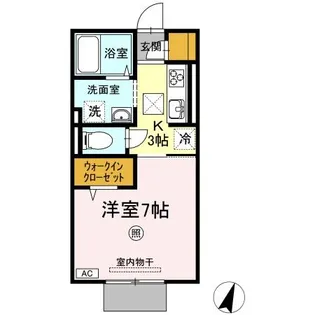 レイ ヴェレーナ【1階】の間取り