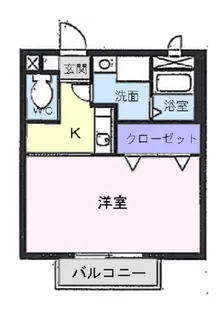 ミレニアムハイツ【2階】の間取り