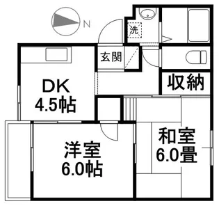 トリヴァンベール鳥越【3階】の間取り